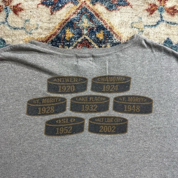 Vintage Roots Salt Lake City Olympics Hockey T-shirt - Picture 7 of 7
